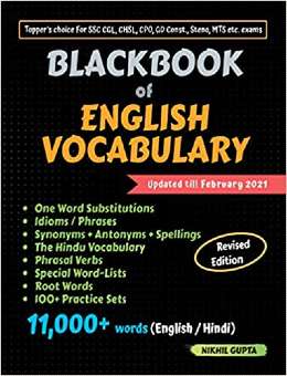 Black Book of English Vocabulary 2023 by Nikhil Gupta PDF
