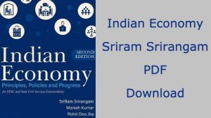 Indian Economy by Sriram Srirangam PDF
