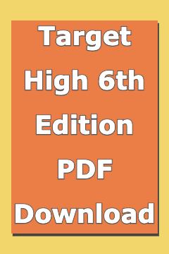 Target High 6th Edition PDF Download