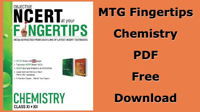 MTG Fingertips Chemistry PDF Free Download